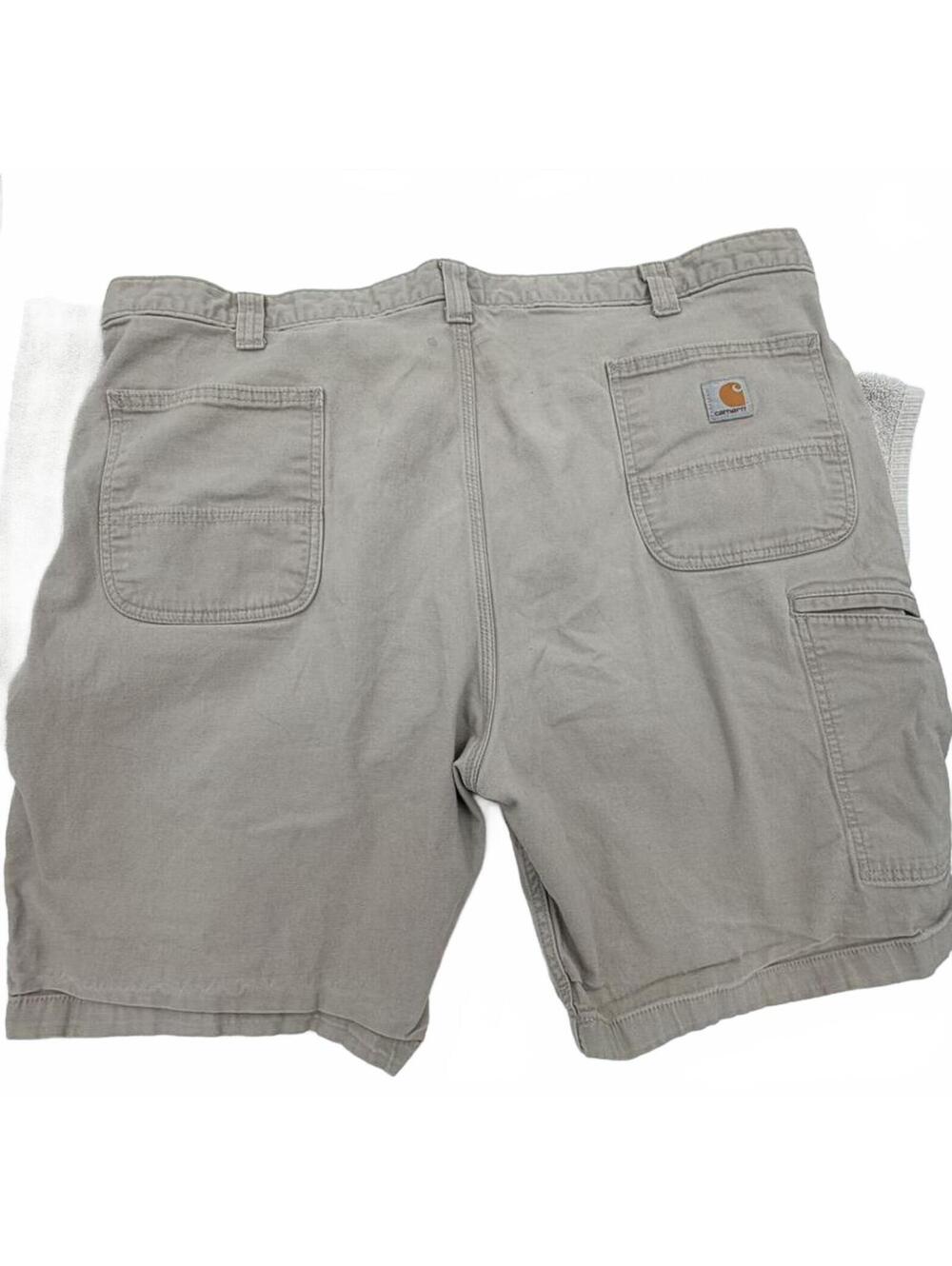 Carhartt Relaxed Fit Cargo Shorts Gray Men's Waist 44 - Picture 2 of 4